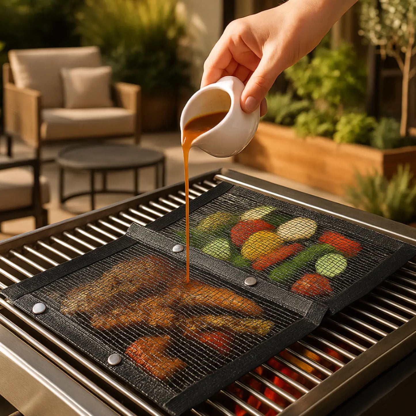Accessoire Barbecue Sac Filet -Paradis Cuisine