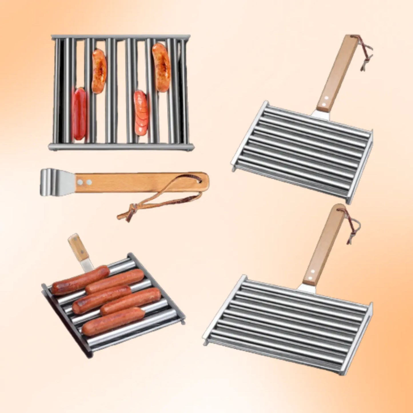 ACCESSOIRE BARBECUE - SUPPORT Ă HOT DOG â HOT-DOG ROLLER Paradis Cuisine