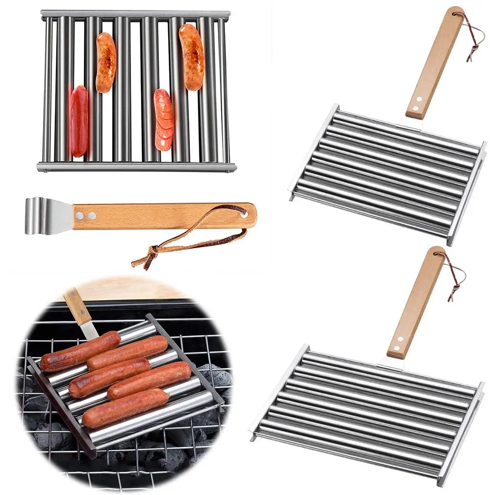 ACCESSOIRE BARBECUE - SUPPORT Ă HOT DOG â HOT-DOG ROLLER Paradis Cuisine
