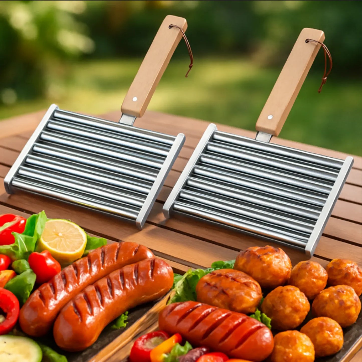 ACCESSOIRE BARBECUE - SUPPORT Ă HOT DOG â HOT-DOG ROLLER Paradis Cuisine