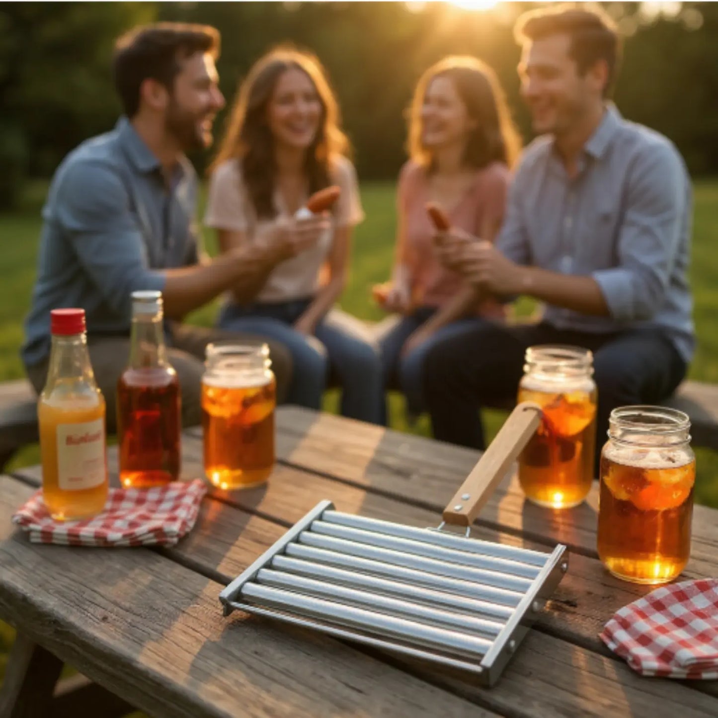 ACCESSOIRE BARBECUE - SUPPORT Ă HOT DOG â HOT-DOG ROLLER Paradis Cuisine