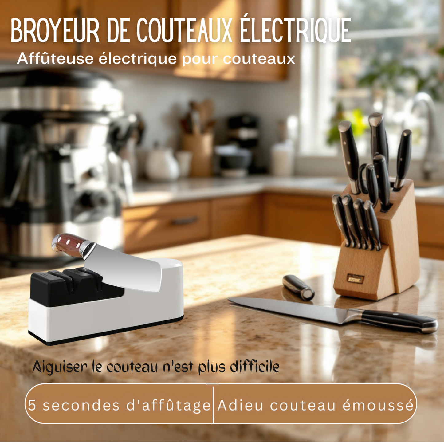 Affuteur de couteaux électrique demo