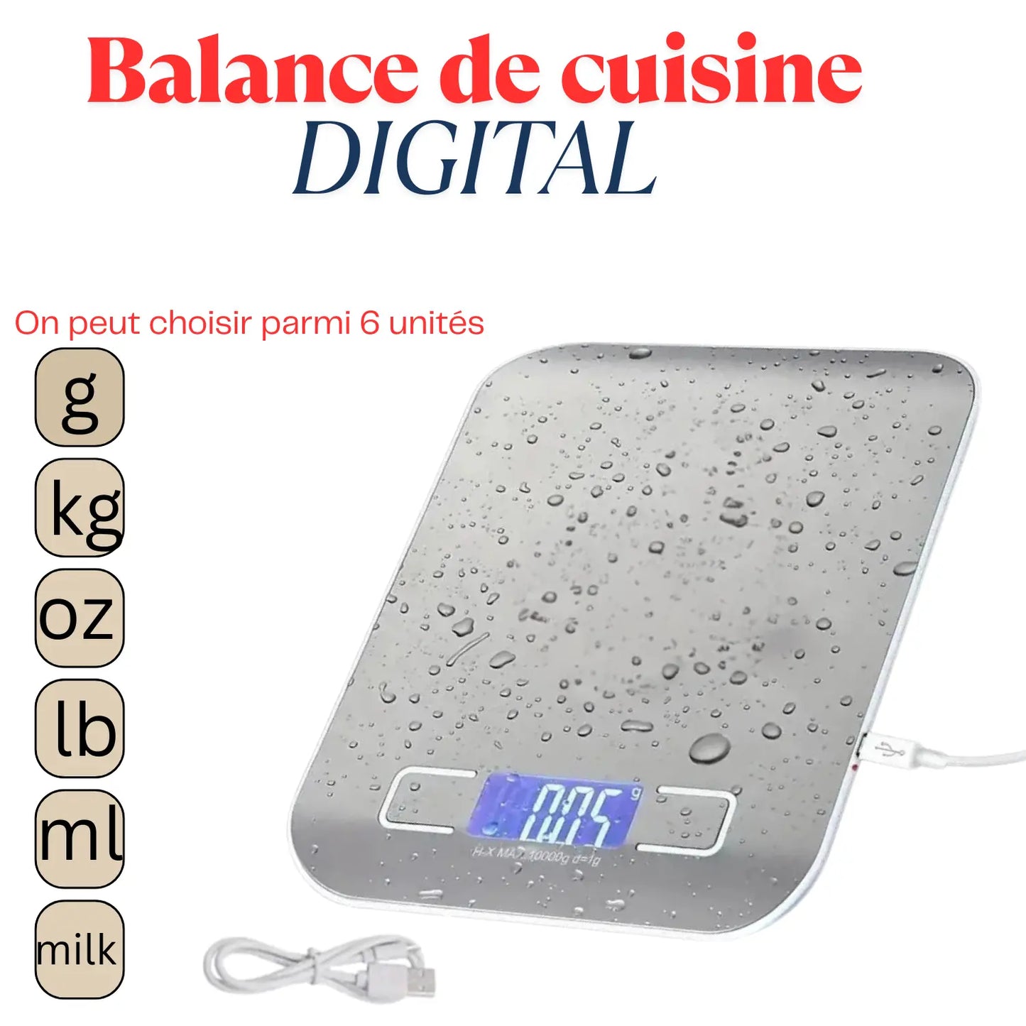 BALANCE DE CUISINE MULTIFONCTION │ MULTIPRO-SCALE Paradis Cuisine