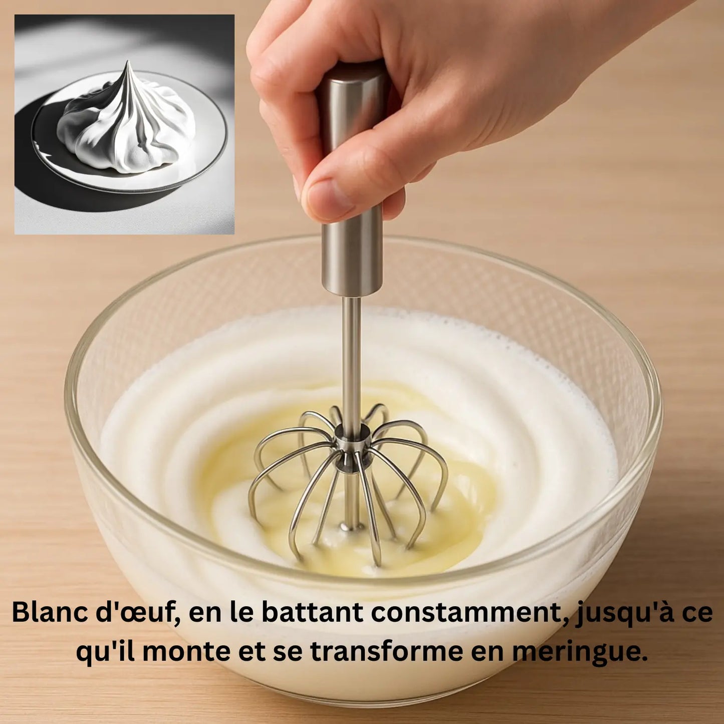 BATTEUR MANUEL À OEUFS │ MANUAL EGGBEATER Paradis Cuisine