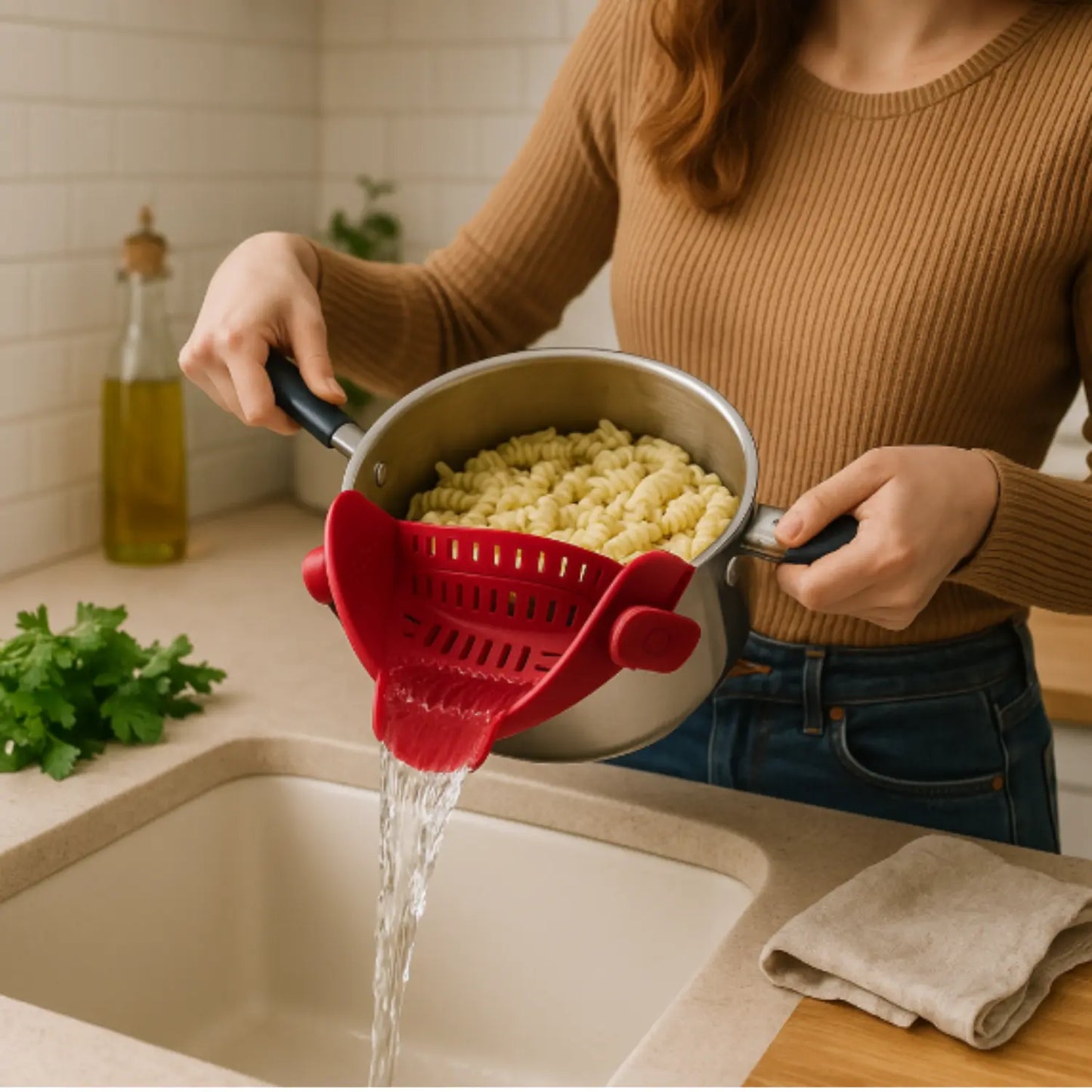 BEC VERSEUR CASSEROLE │POT STRAINER Paradis Cuisine