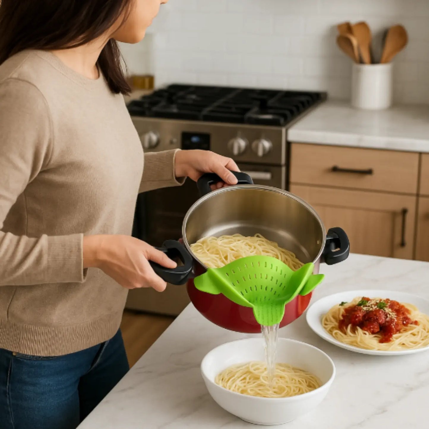 BEC VERSEUR CASSEROLE │POT STRAINER Paradis Cuisine