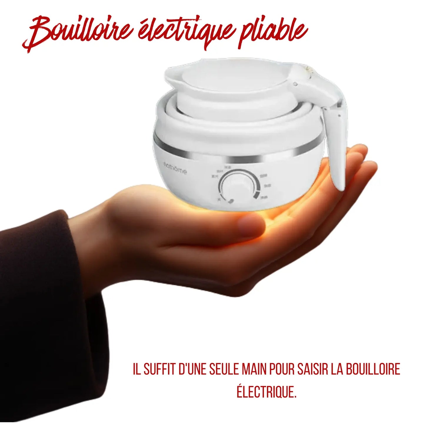 Bouilloire température réglable compacte