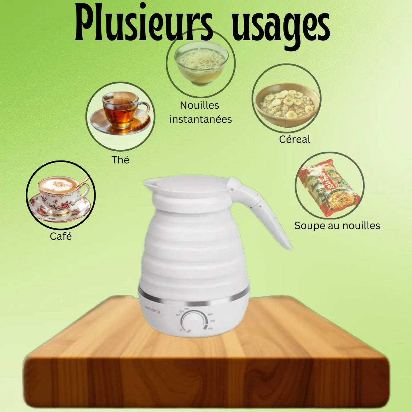 Bouilloire température réglable usages possibles