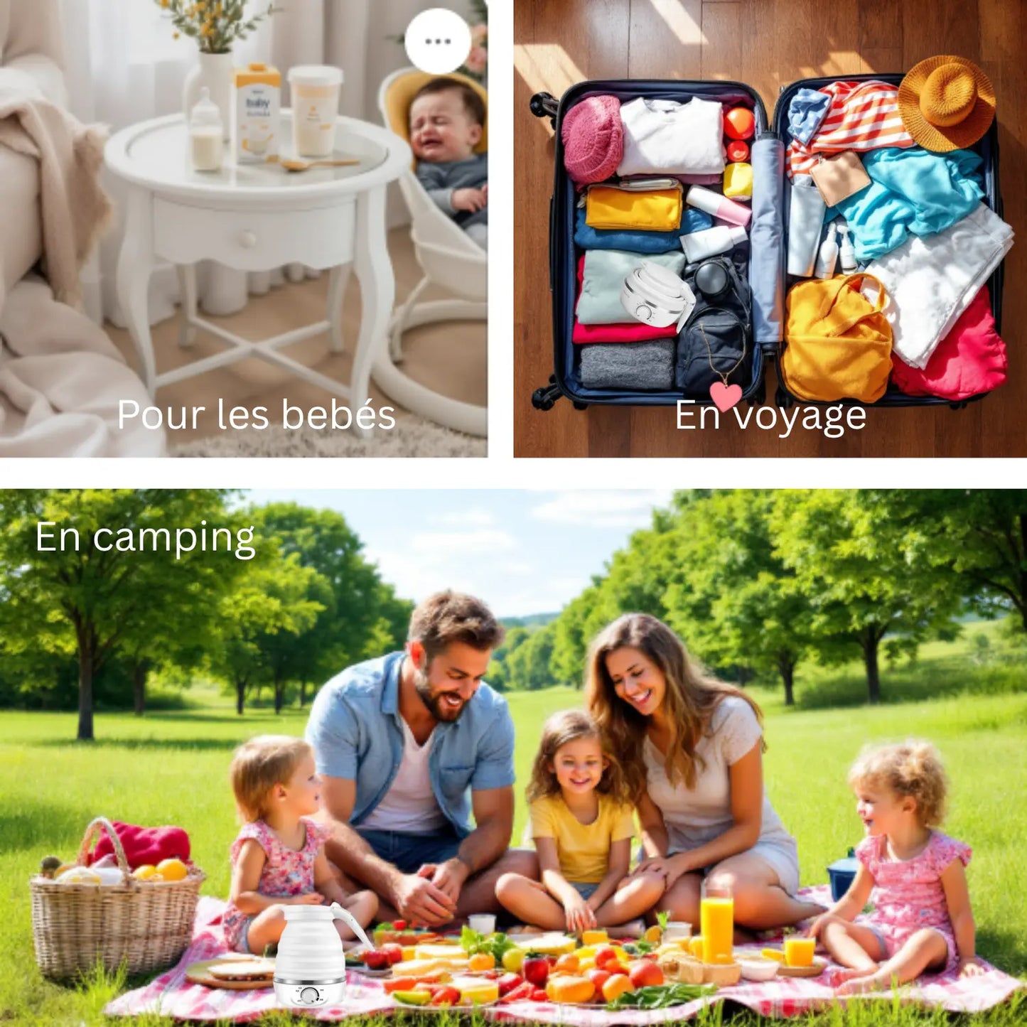 Bouilloire température réglable usages