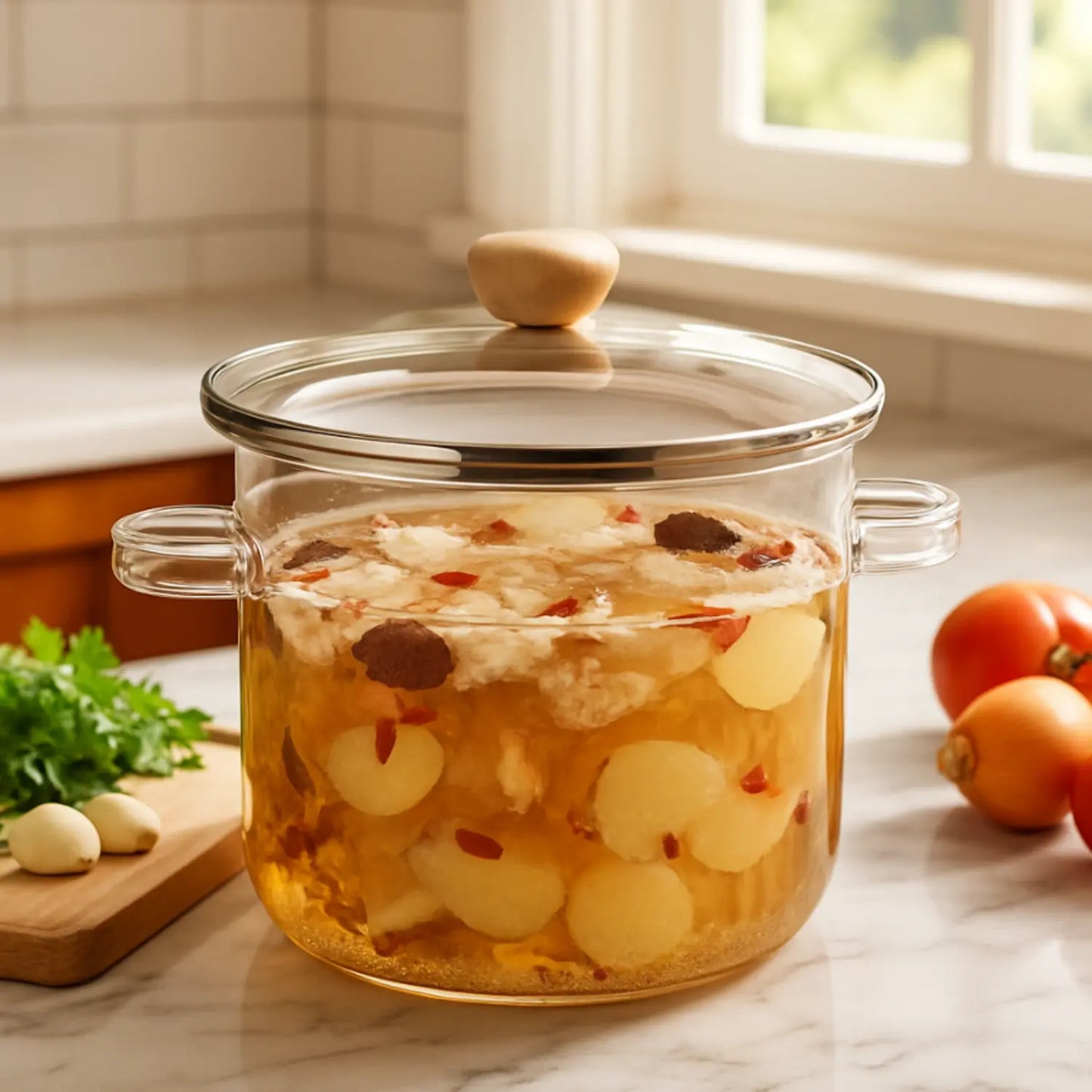 Casserole en verre │ Cristal Pot - Paradis Cuisine