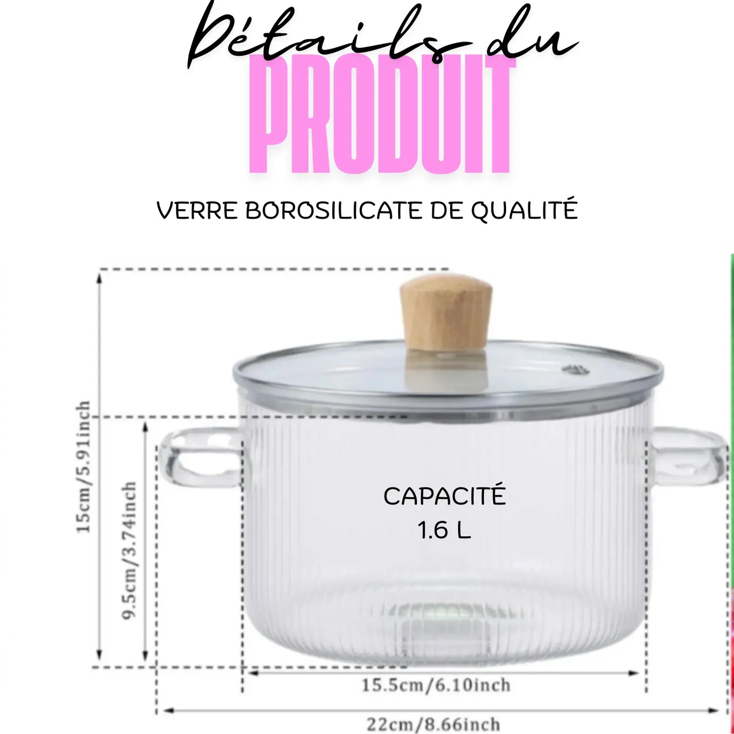CASSEROLE EN VERRE │ CRISTAL-POT Paradis Cuisine