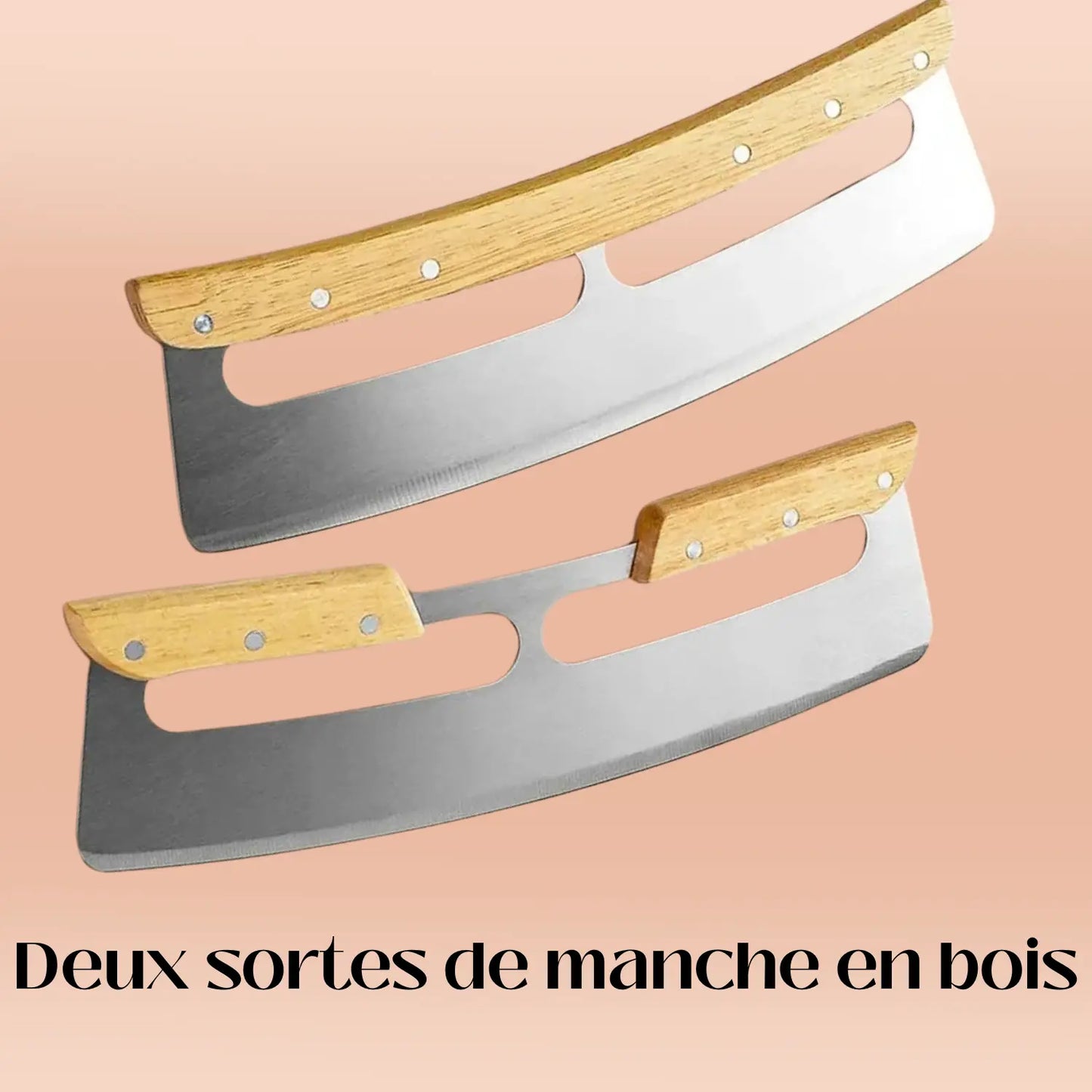Couteau Ă pizza manches