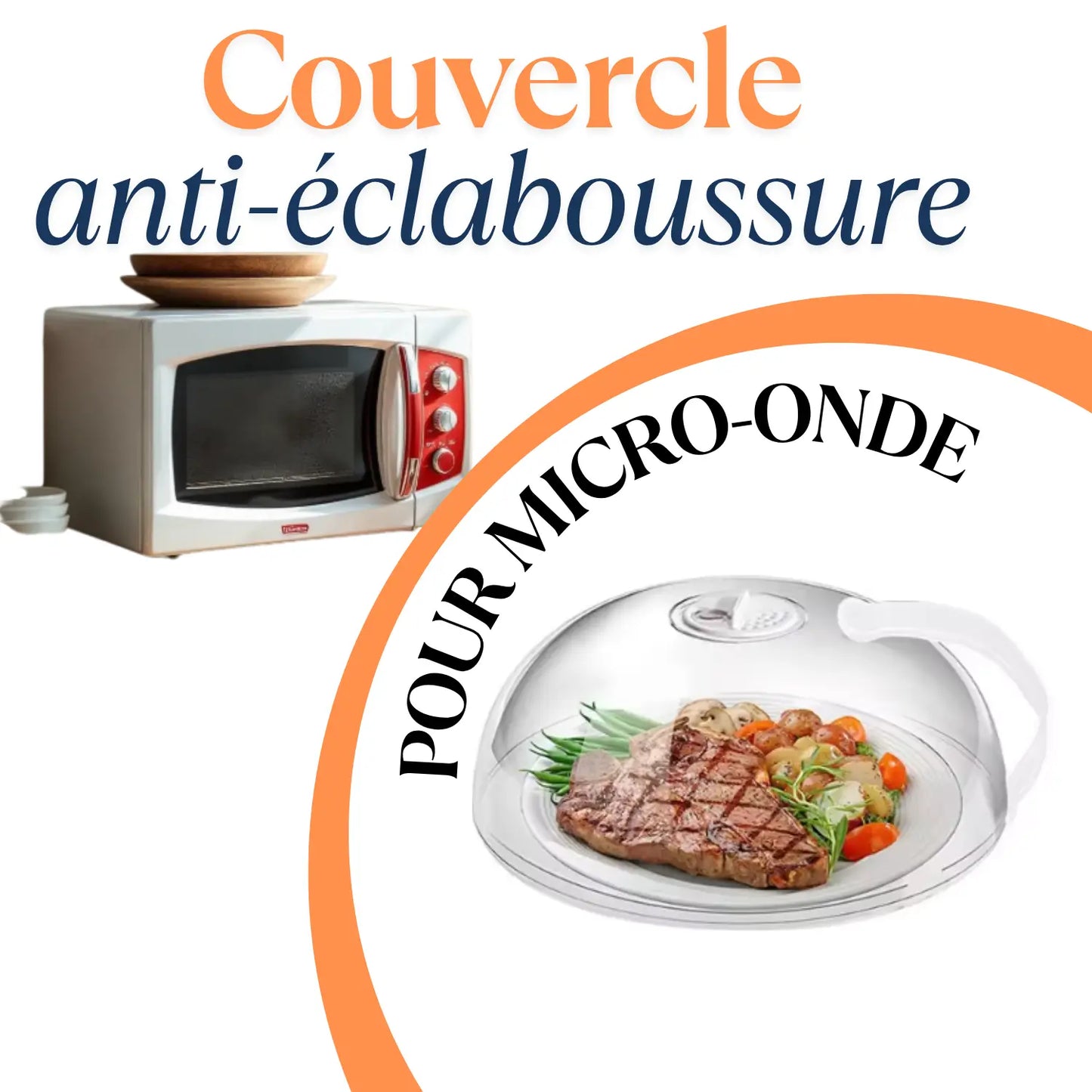 COUVERCLE MICRO ONDE ANTI-ÉCLABOUSSURES │ ANTI-SPLASH-COVER Paradis Cuisine
