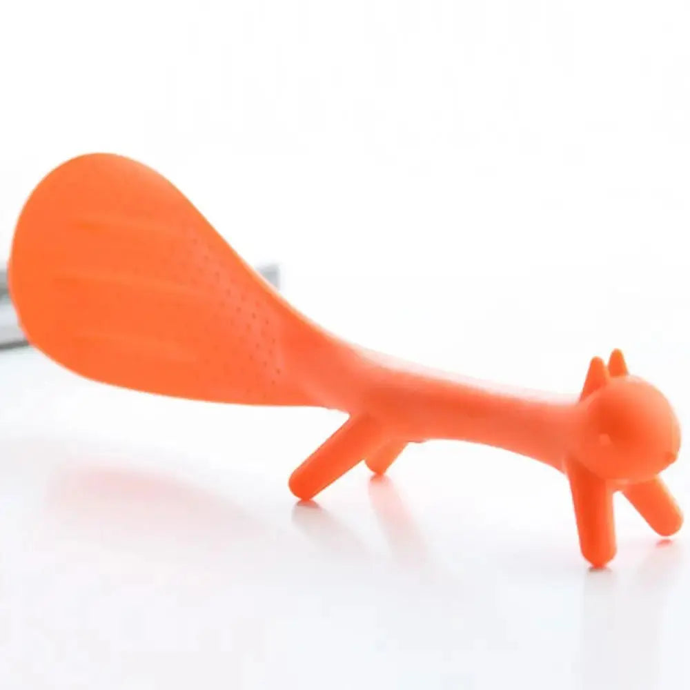 Cuillère à riz orange exemple