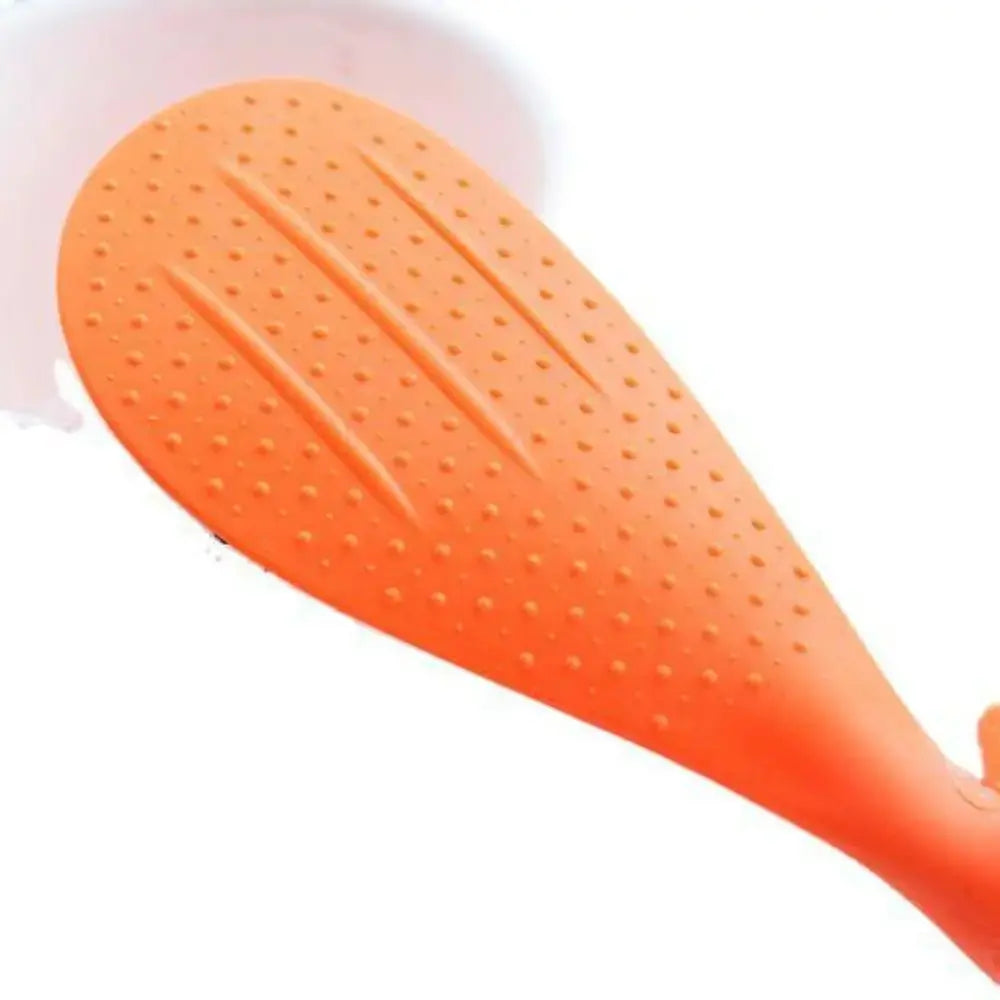Cuillère à riz orange