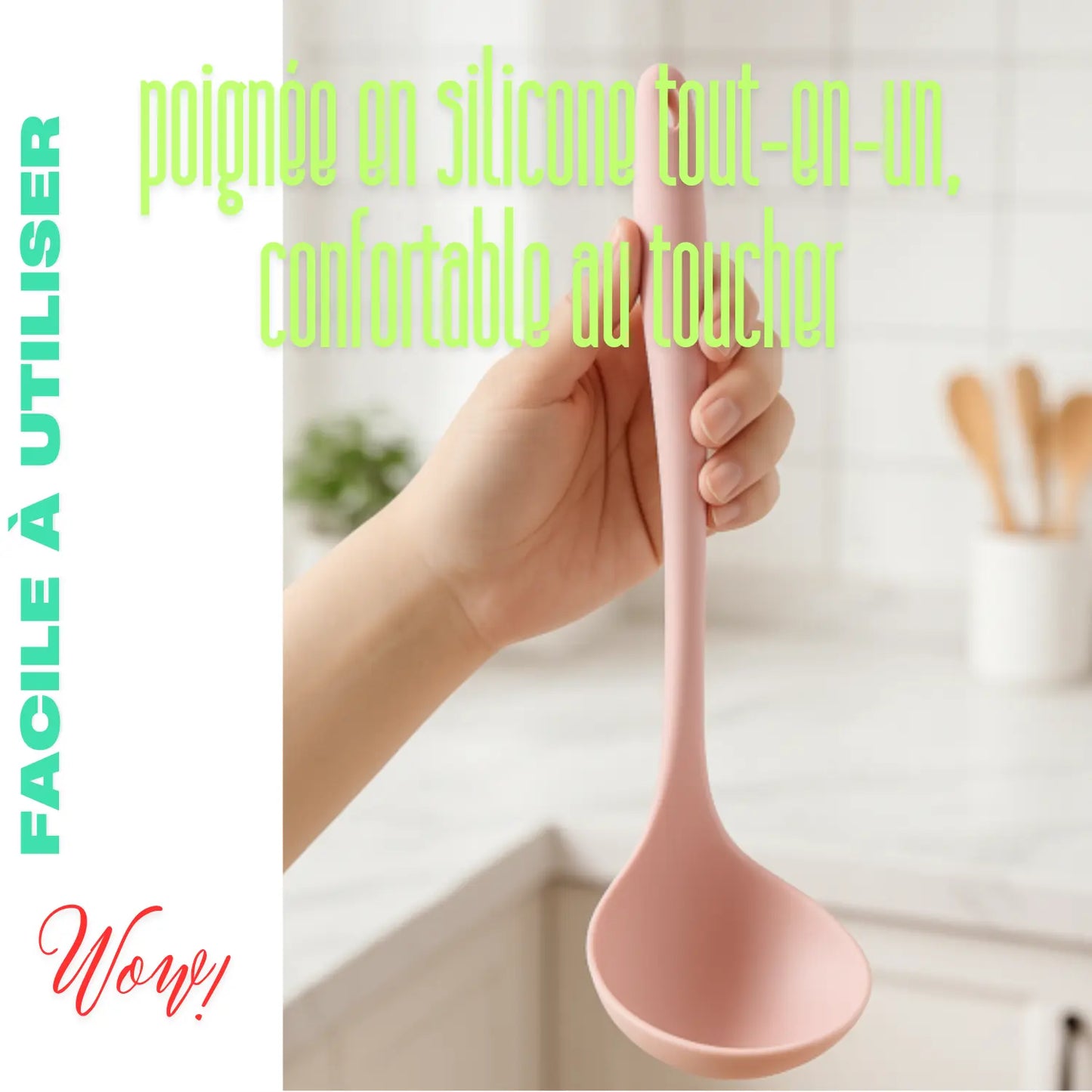 Cuillère à soupe en Silicone - Paradis Cuisine