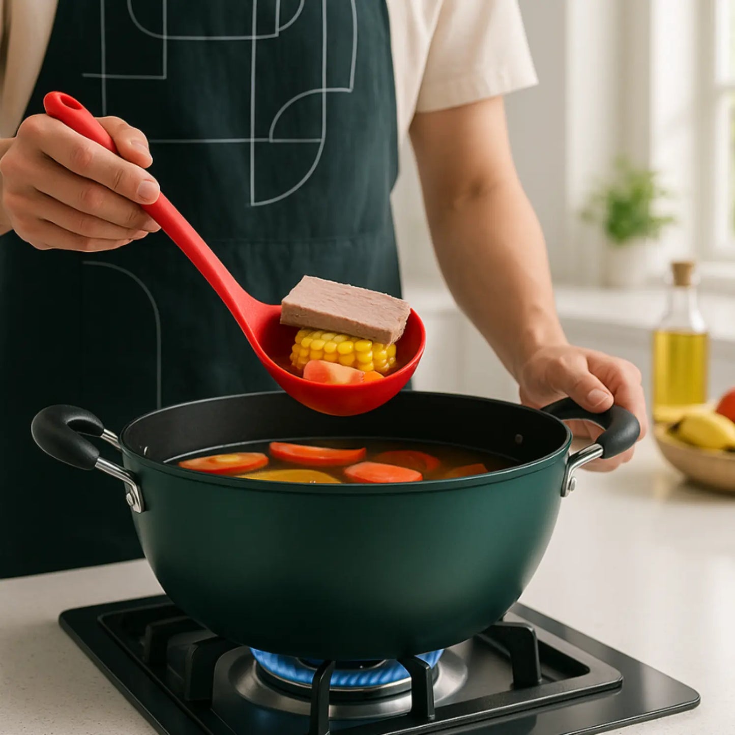 Cuillère à soupe en Silicone - Paradis Cuisine