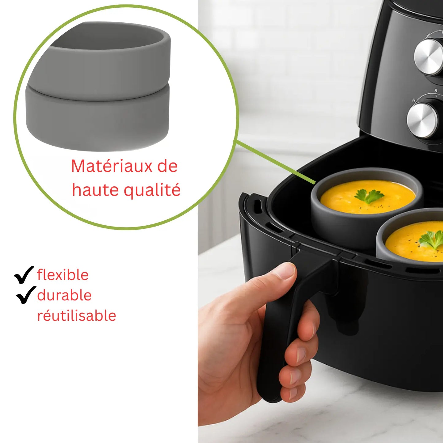 CUISEUR À OEUFS EN SILICONE │ EGGS-POACHER Paradis Cuisine