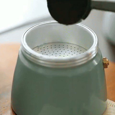 CAFETIERE ITALIENNE MOKA-VERTE 150 │ 300 ML Paradis Cuisine