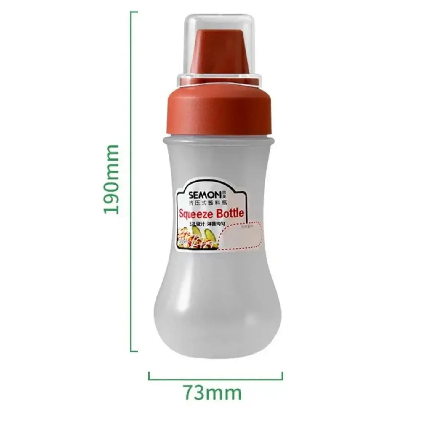 Distributeur de sauce Ă 5 trous dimensions