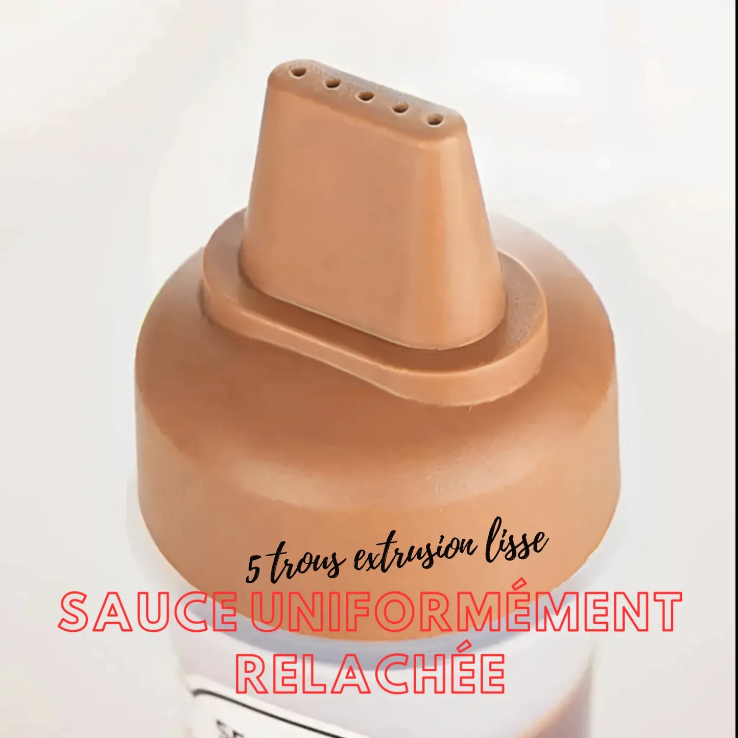 Distributeur de sauce Ă 5 trous extrusion