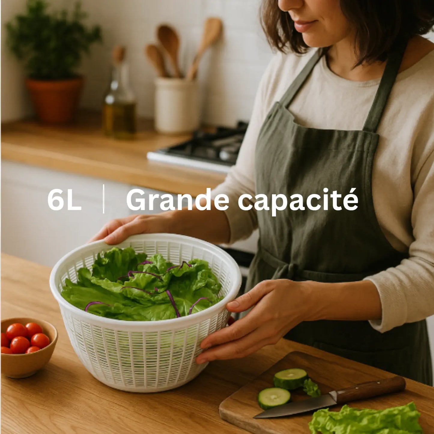 Essoreuse à salade grande capacité