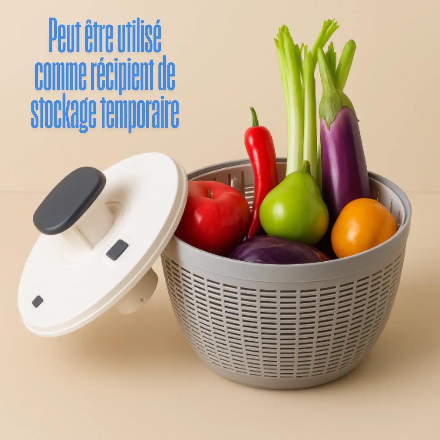 Essoreuse à salade recipient