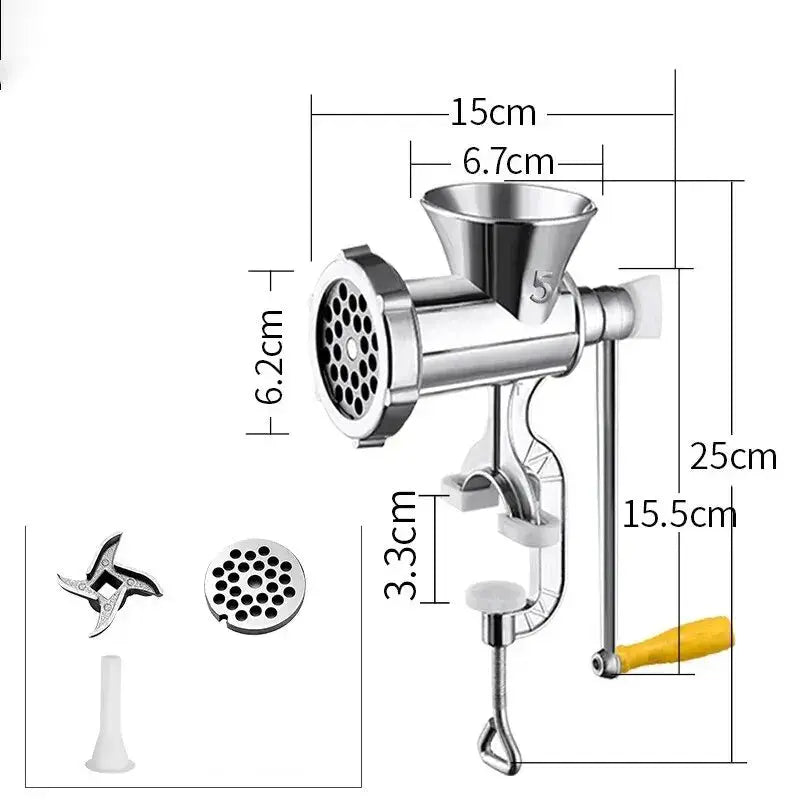 Hachoir à viande haché manuel dimensions