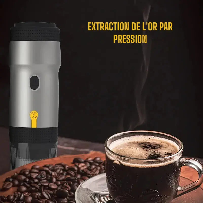 Machine a cafe portable extraction pression