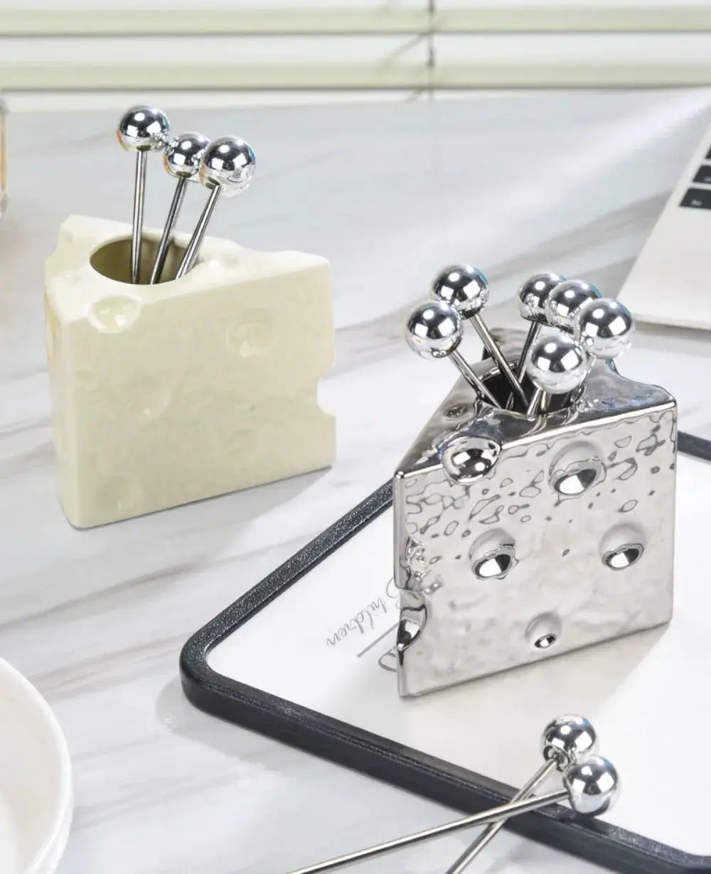 Mini fourchettes à fromage présentoir