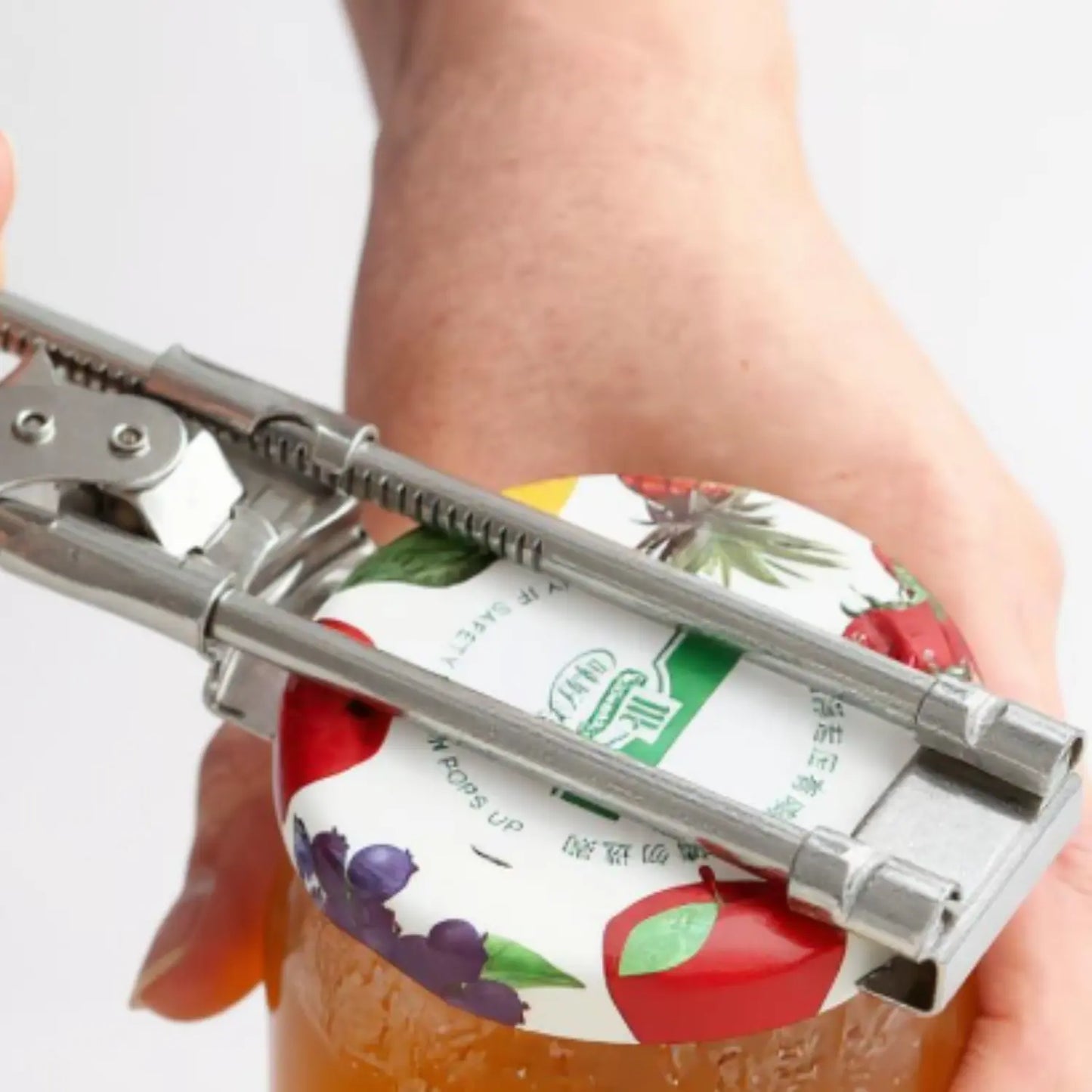 Ouvre bocal réglable en acier-Bocal opener - Paradis Cuisine