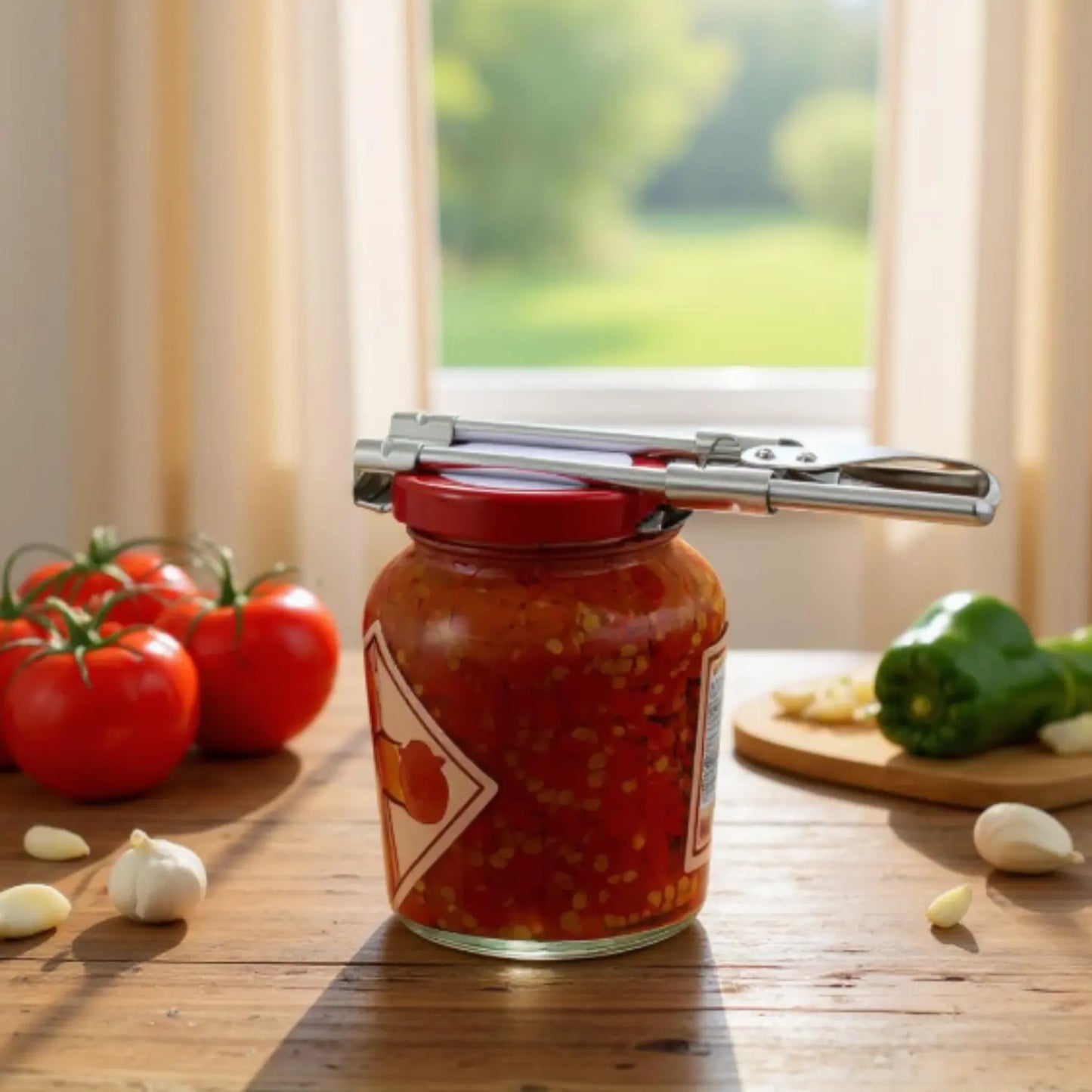 Ouvre bocal réglable en acier-Bocal opener - Paradis Cuisine