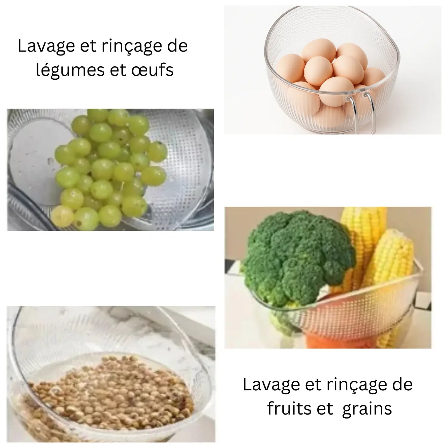 Paroisse à riz lavage et rinçage