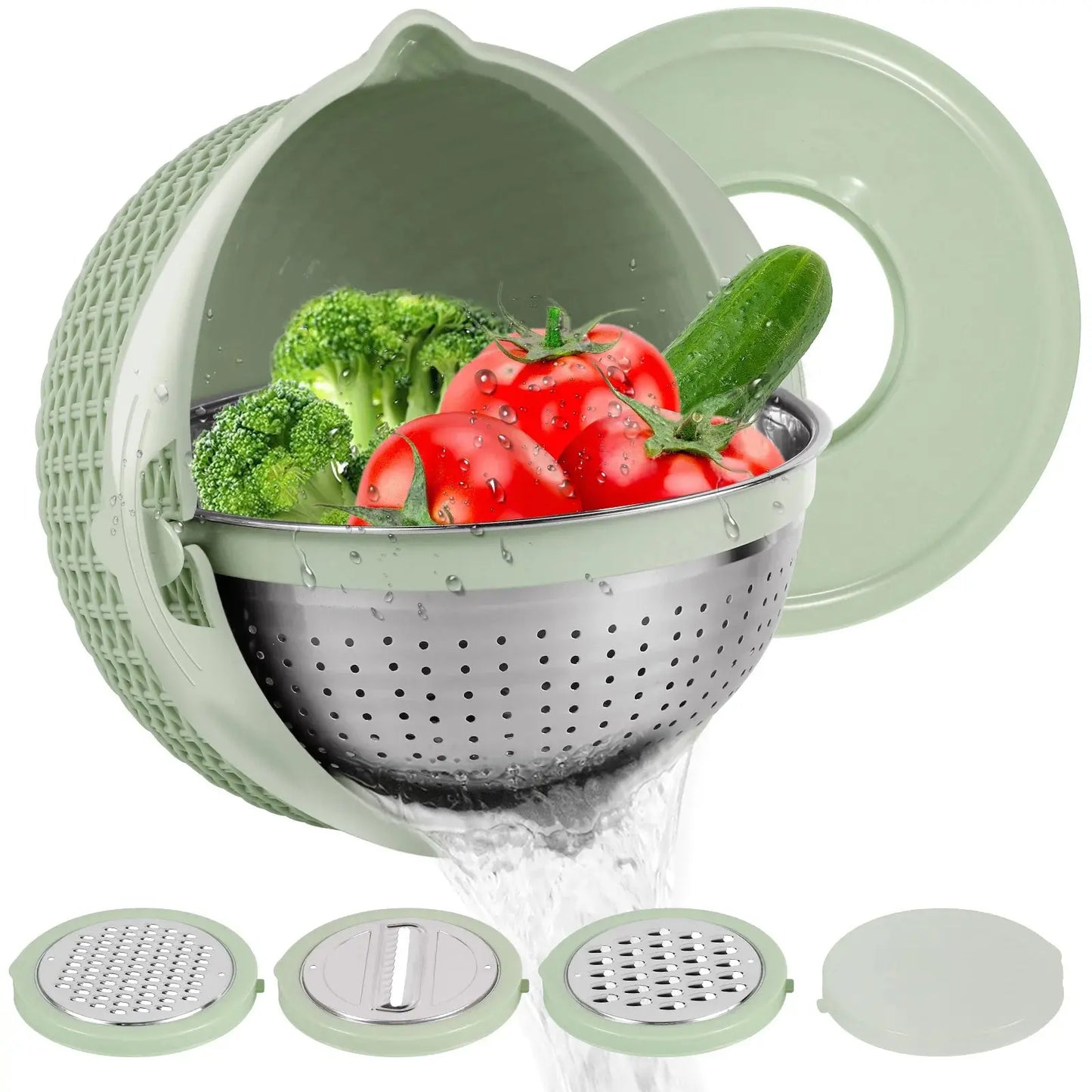 Passoire double couche variante vert