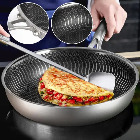 POĂLE INOX âFRYING PAN - PARADIS-CUISINE