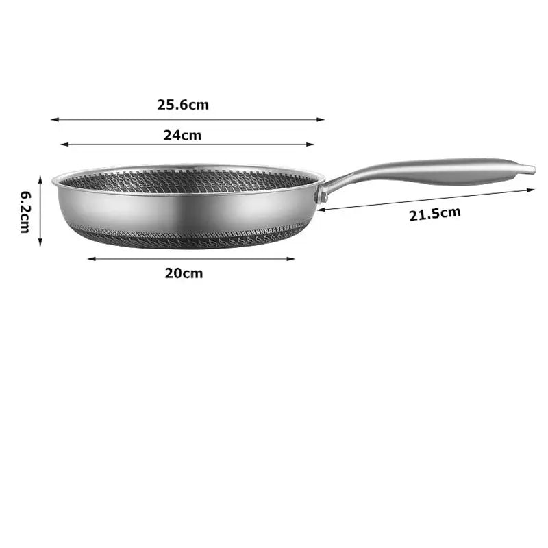 POĂLE INOX âFRYING PAN - PARADIS-CUISINE
