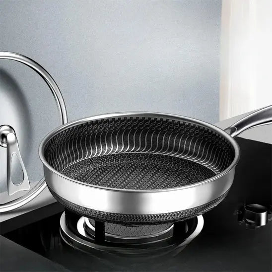 POĂLE INOX âFRYING PAN - PARADIS-CUISINE