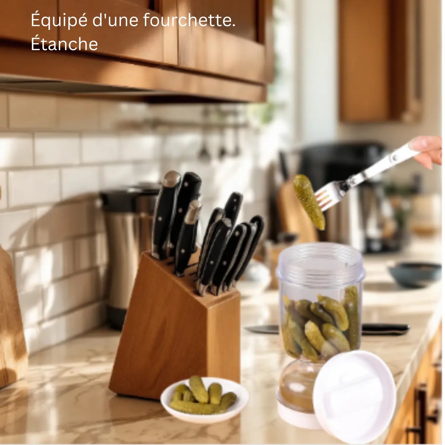POT A CORNICHON - OLIVES │FLIP-PICKLE Paradis Cuisine