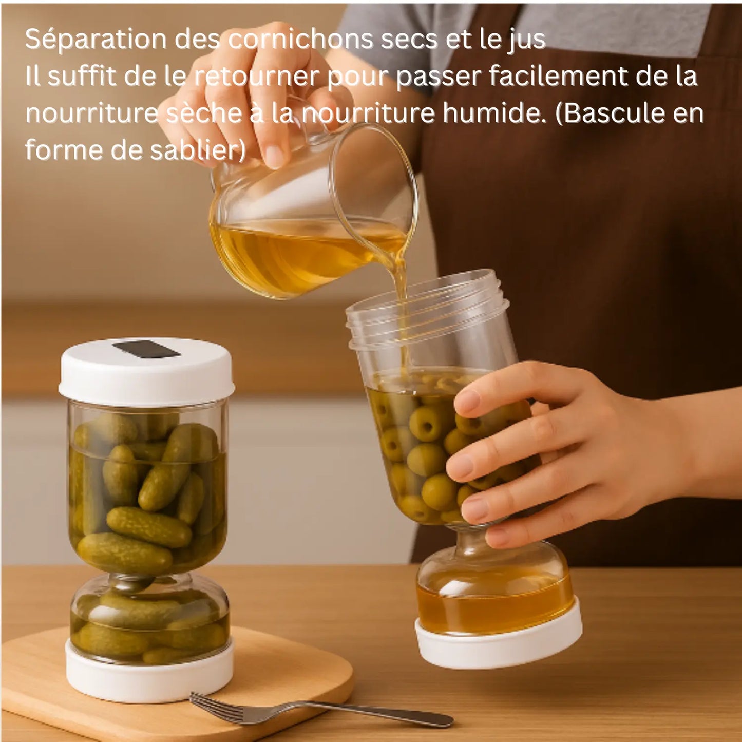 POT A CORNICHON - OLIVES │FLIP-PICKLE Paradis Cuisine