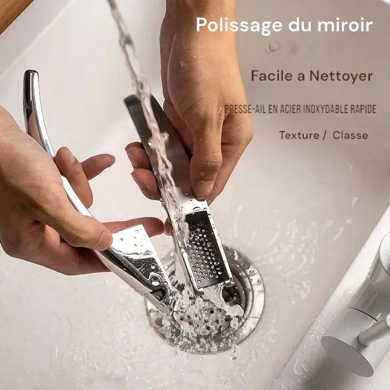 Presse ail détachable polissage miroir