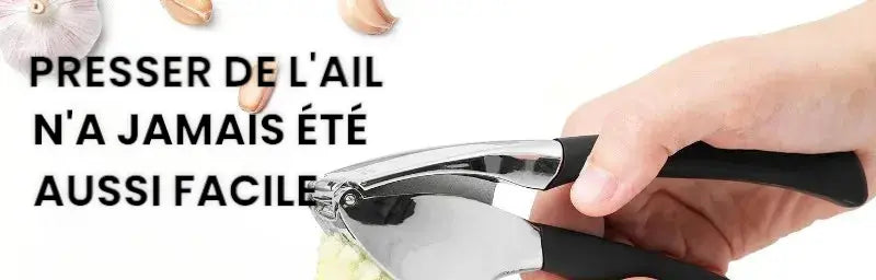 Presse ail poignées caoutchouc jamais aussi facile