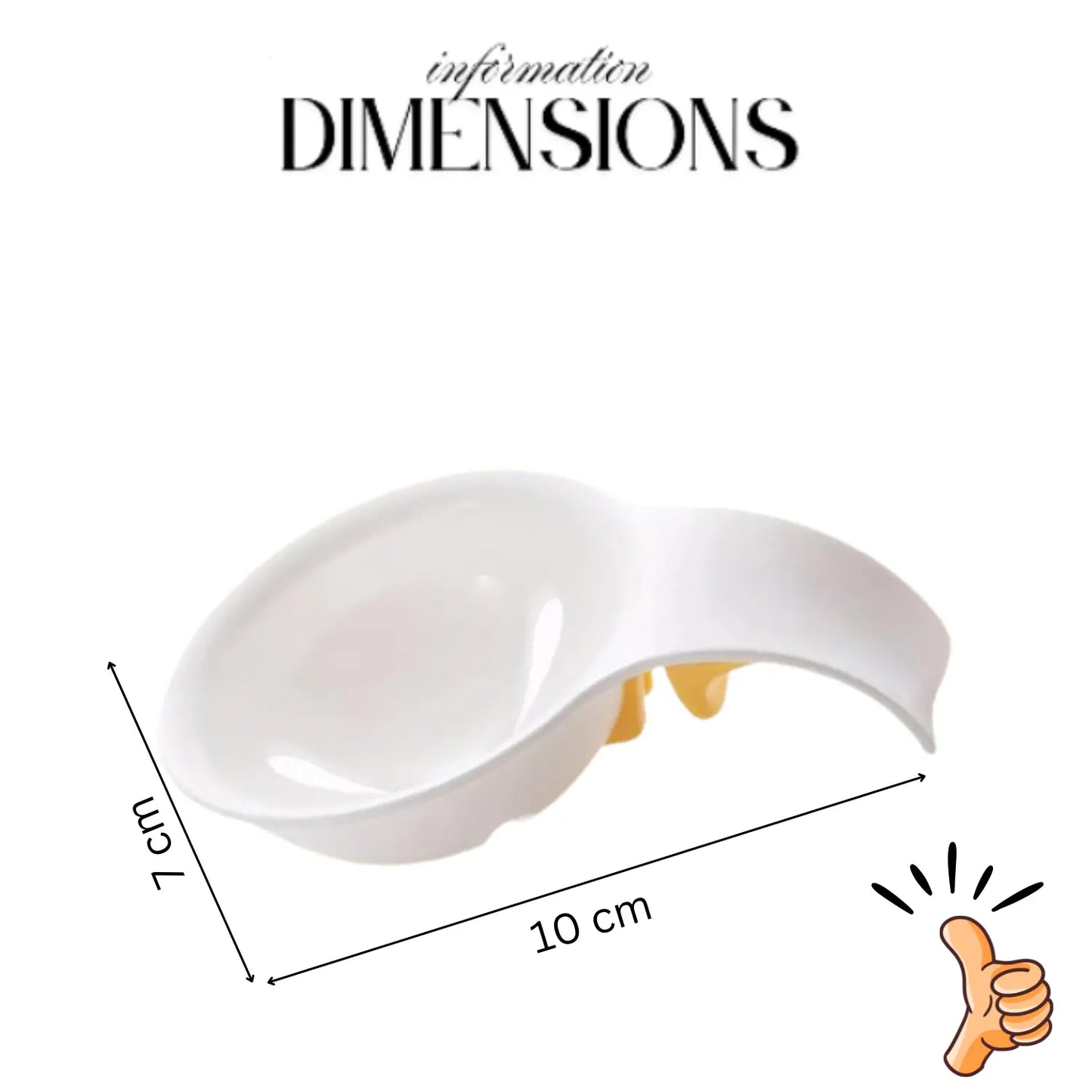 Séparateur d'œuf dimensions