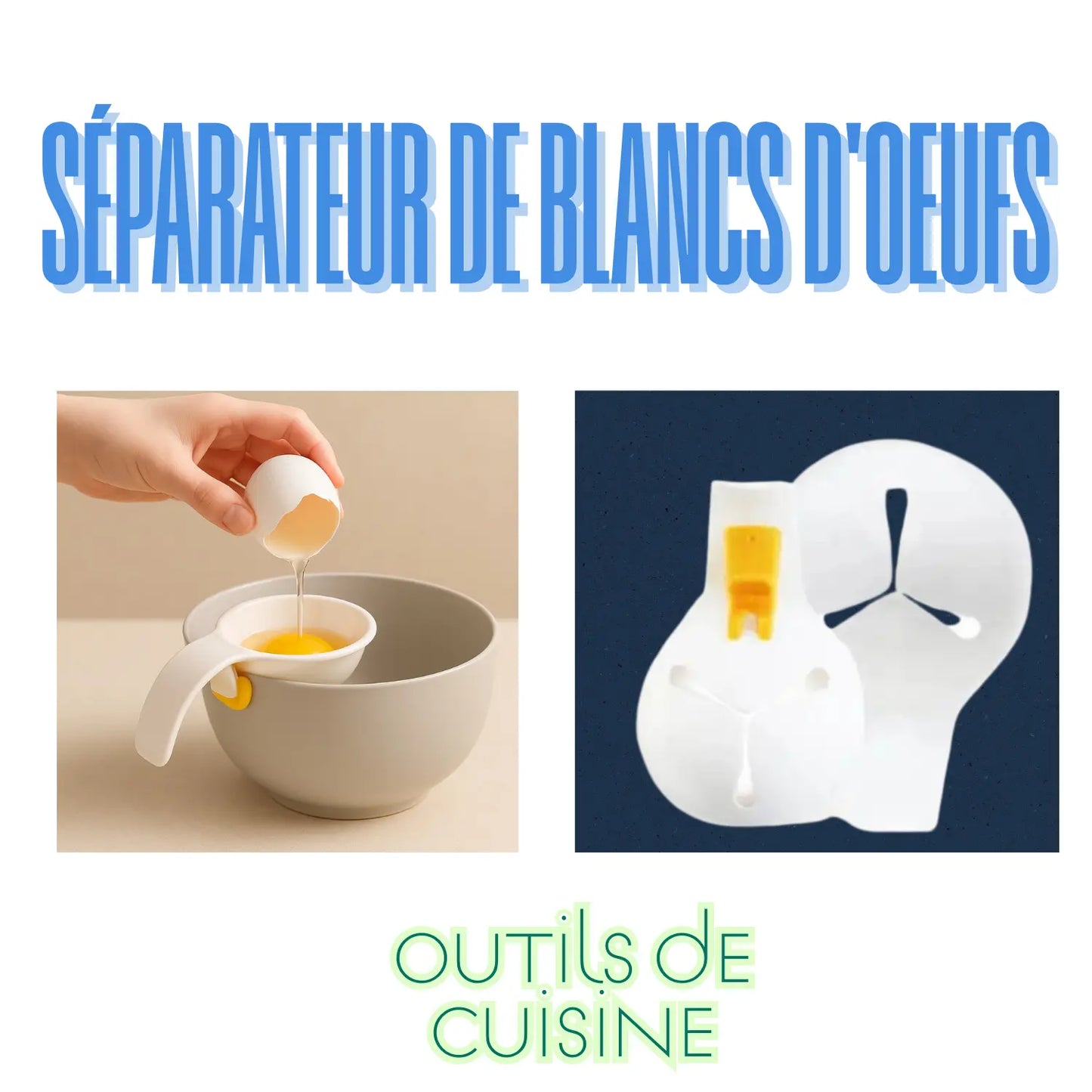 Séparateur d'œuf outil