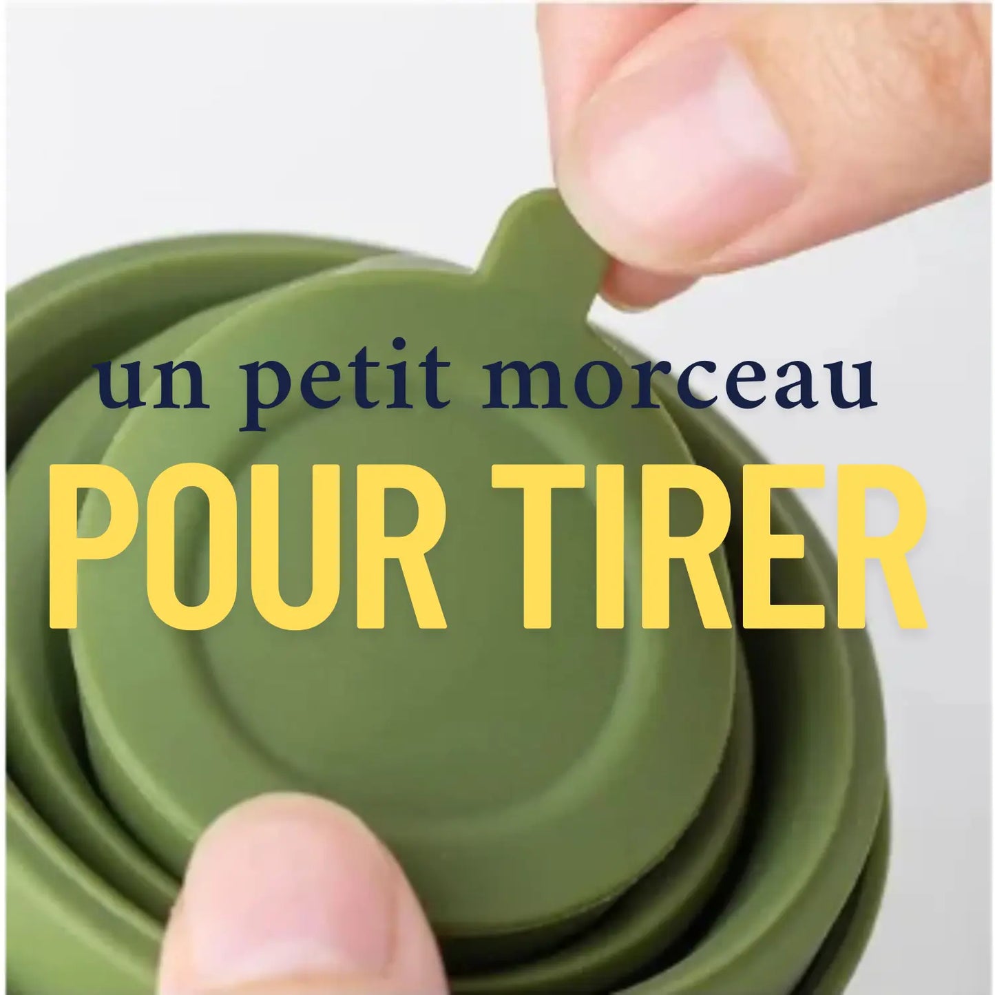 Tasse Pliable Portable Morceau