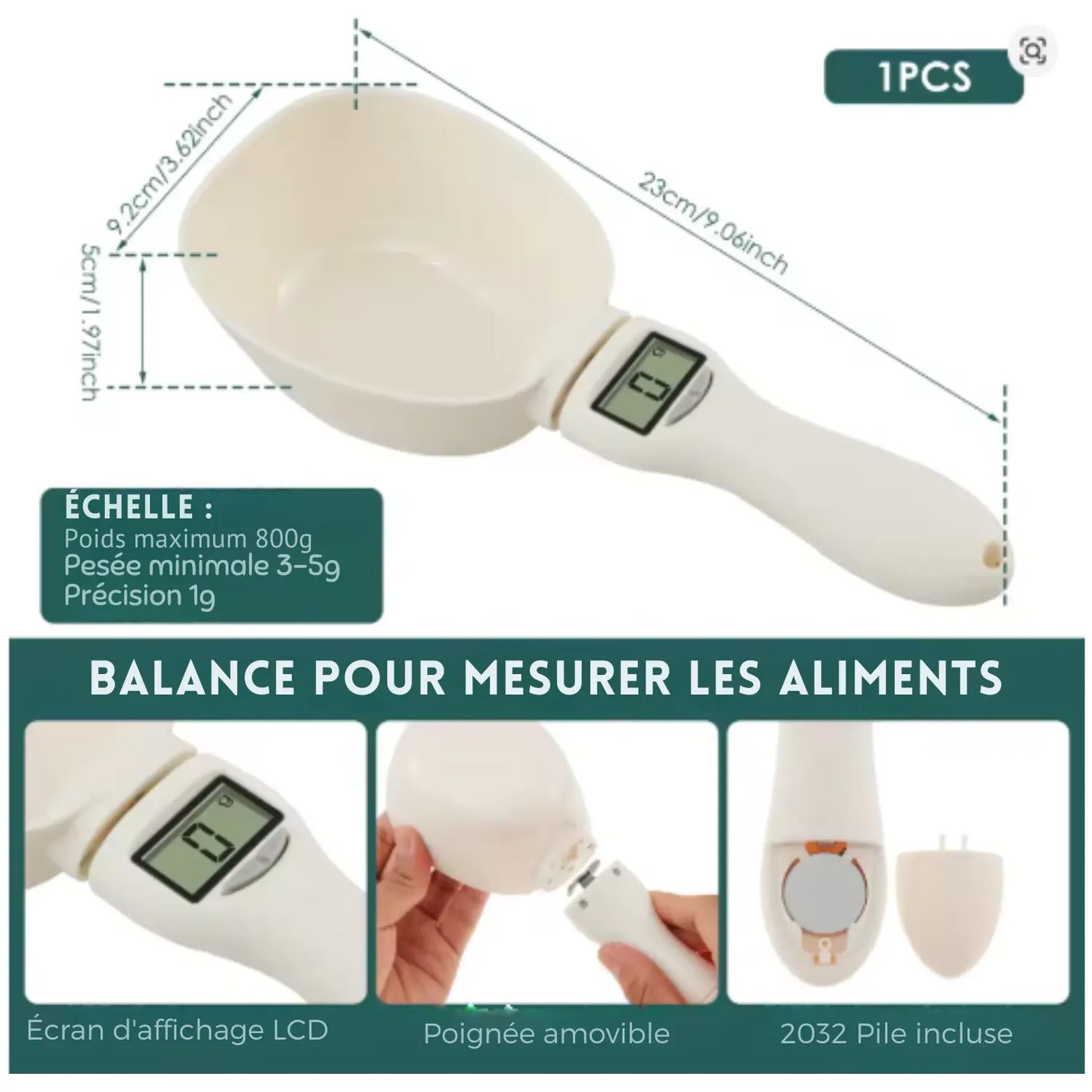 Digital Kitchens Scale with Bowl Weight Scale Stainless Steel/Plastic Food Scale Kitchen Scale With Graduated Scale ml/oz Bowl Paradis Cuisine