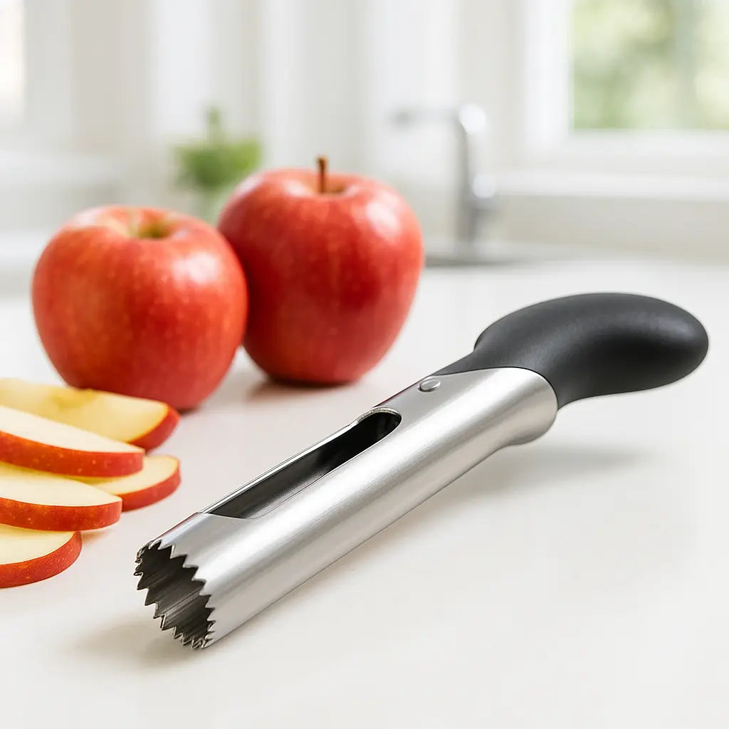 VIDE POMME AVEC POIGNÉE | COUPE-POMME Paradis Cuisine