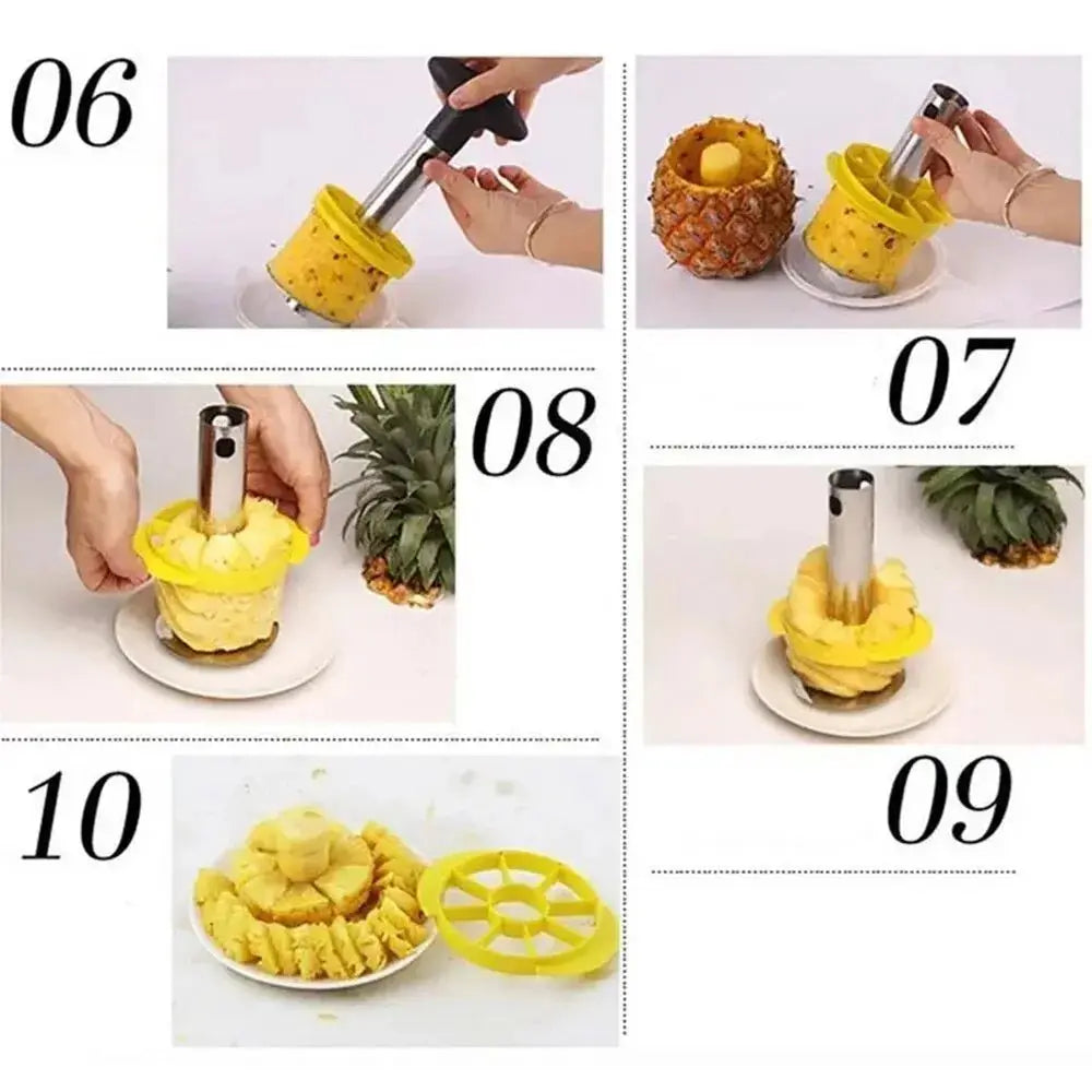 🍍 Coupe ananas avec poignée ergo - Paradis Cuisine