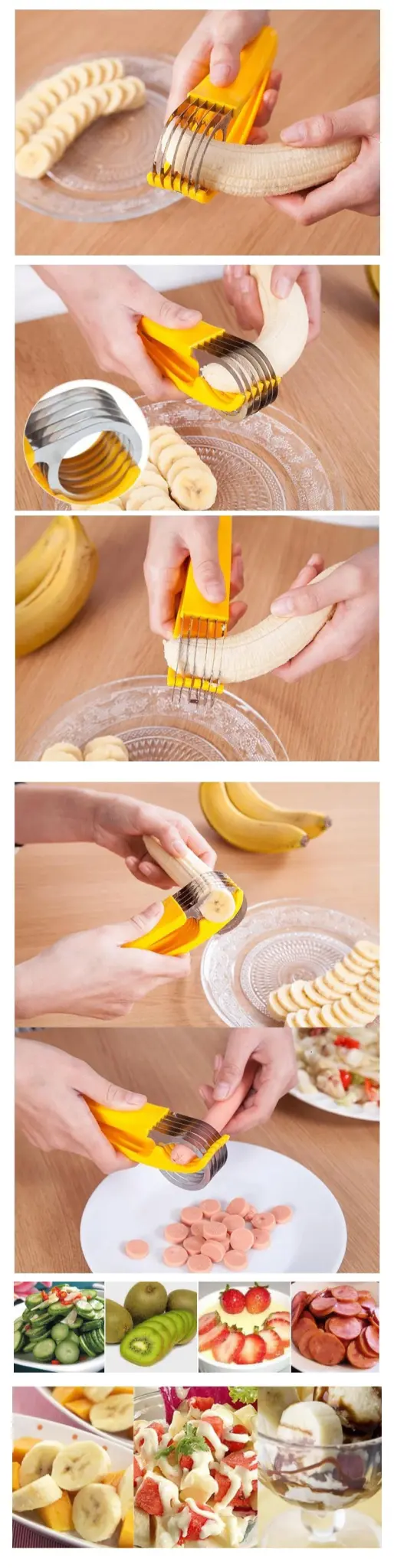 🍌 Coupe banane / coupe à fruits - Etapes