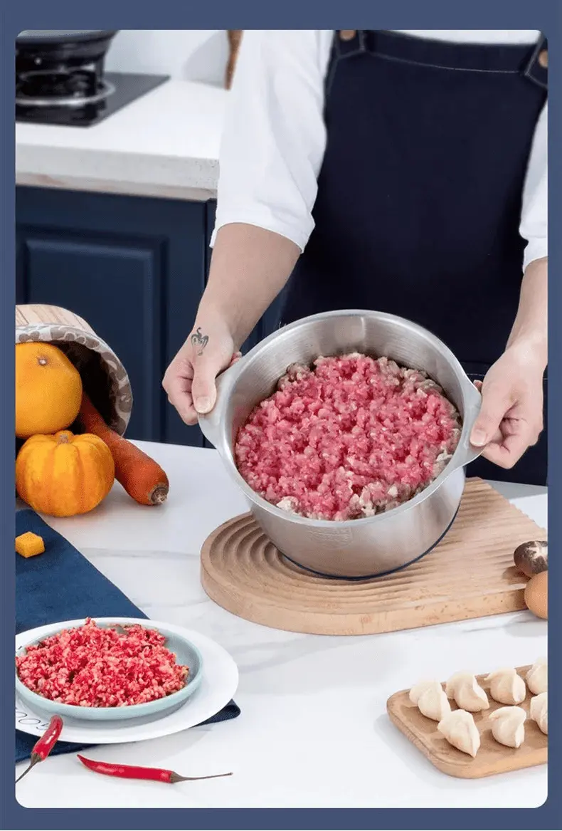 🥩 Hachoir électrique à viande en acier - Paradis Cuisine