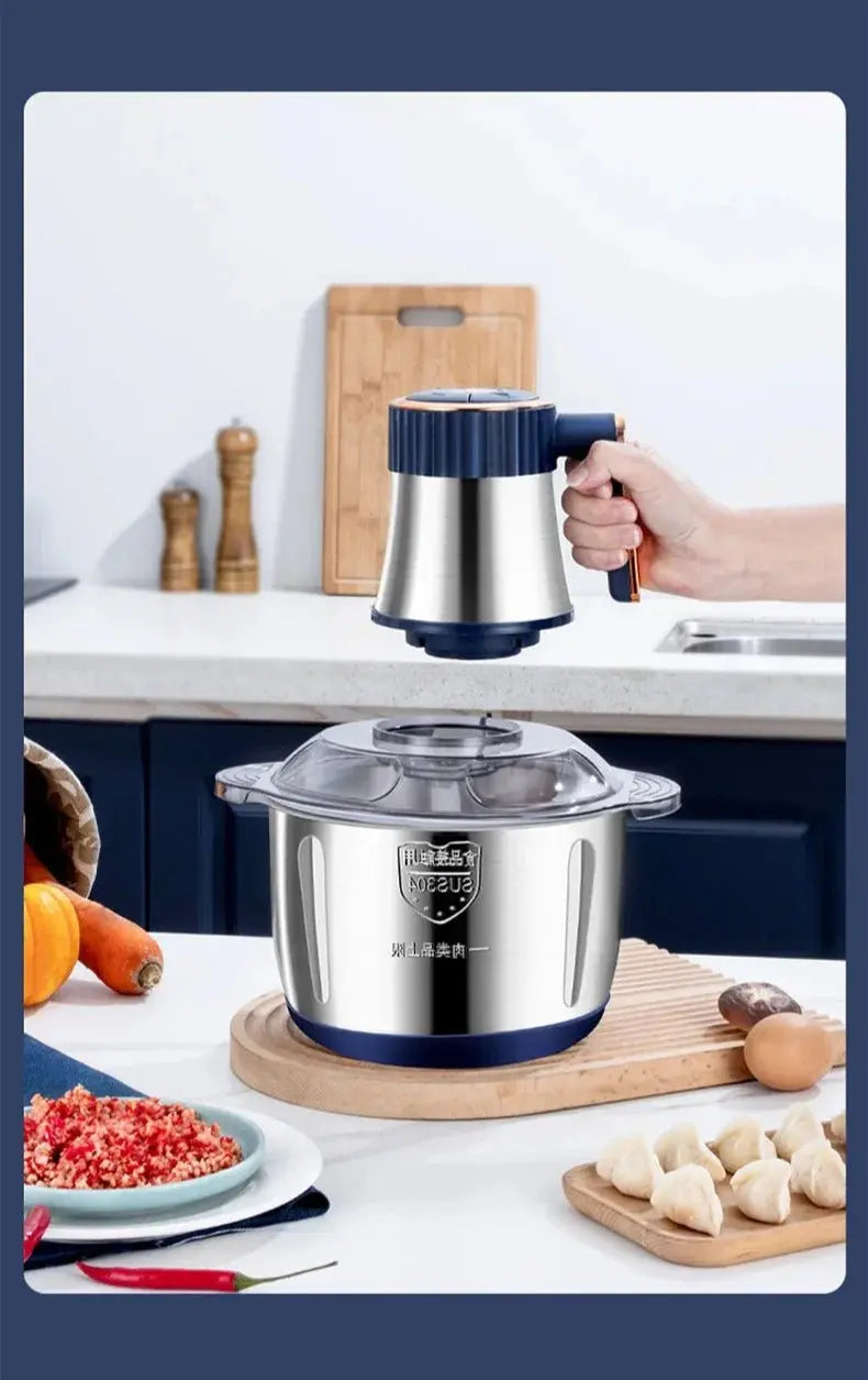 🥩 Hachoir électrique à viande en acier - Paradis Cuisine